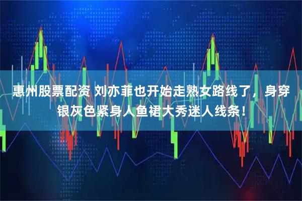 惠州股票配资 刘亦菲也开始走熟女路线了，身穿银灰色紧身人鱼裙大秀迷人线条！